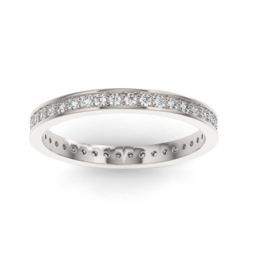 Round Eternity Lab Grown Diamond Wedding Band