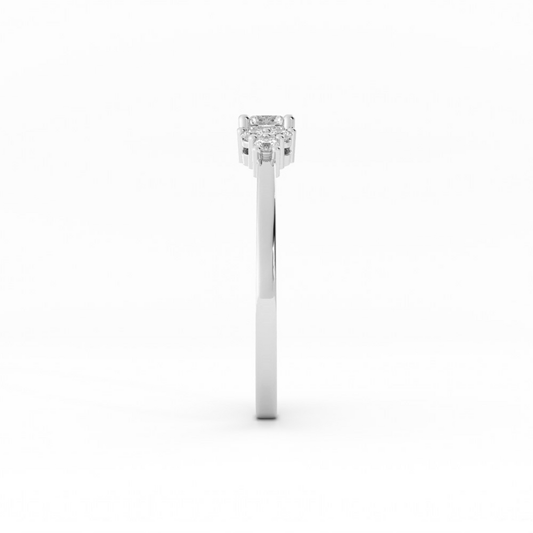 0.25ct Lab Grown Diamond Round Solitaire Platinum Engagement Ring