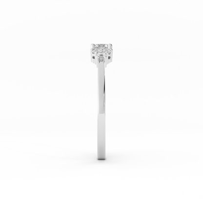 0.25ct Lab Grown Diamond Round Solitaire Platinum Engagement Ring