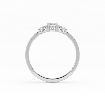 0.25ct Lab Grown Diamond Round Solitaire Platinum Engagement Ring