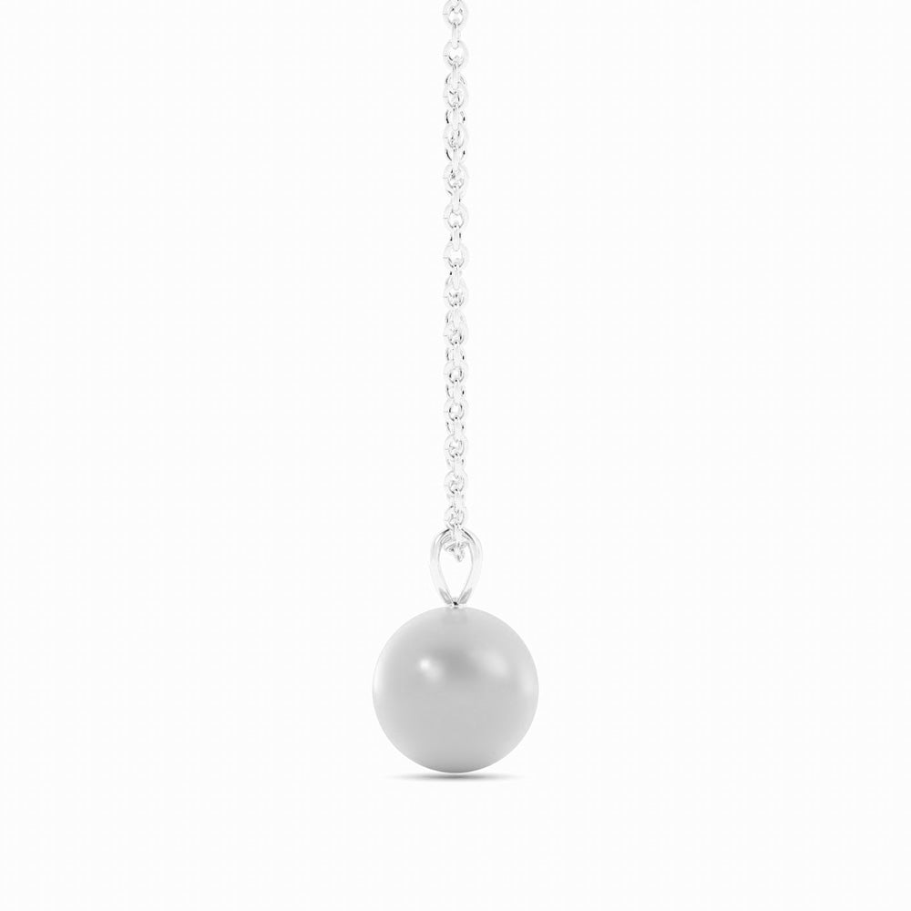 Solitaire Pendant Akoya Pearl Necklace