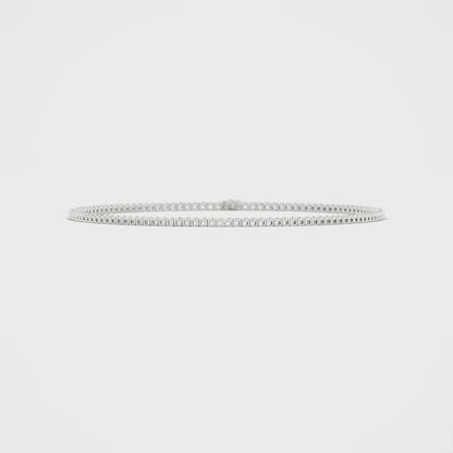 3mm Moissanite Tennis Necklace