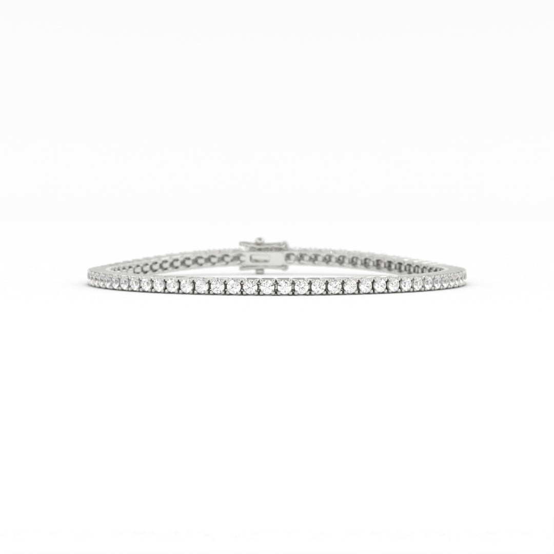2mm Moissanite Tennis Bracelet