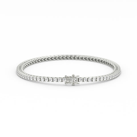 2mm Moissanite Tennis Bracelet