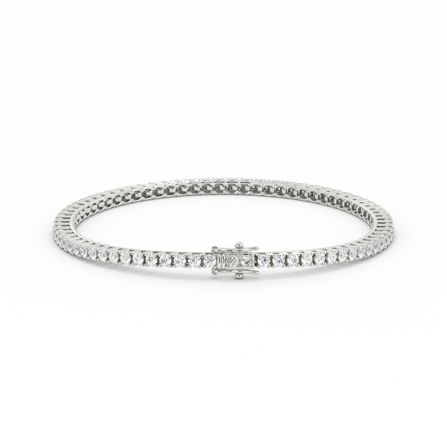 2mm Moissanite Tennis Bracelet