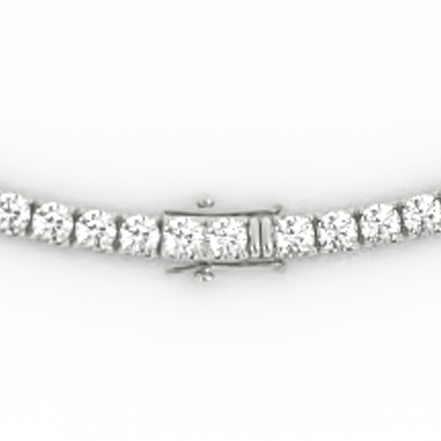 2mm Moissanite Tennis Necklace