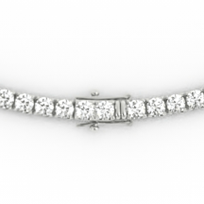 2mm Moissanite Tennis Necklace