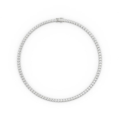 5mm Moissanite Tennis Necklace, 22 inches