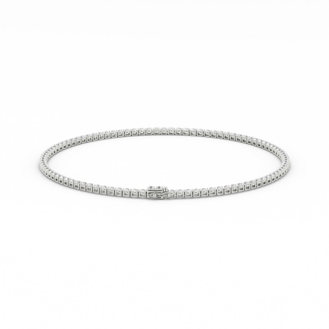 5mm Moissanite Tennis Necklace, 22 inches