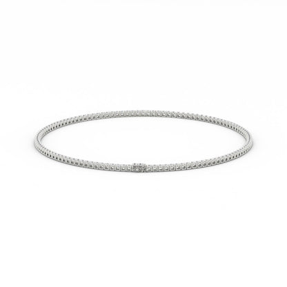 3mm Moissanite Tennis Necklace