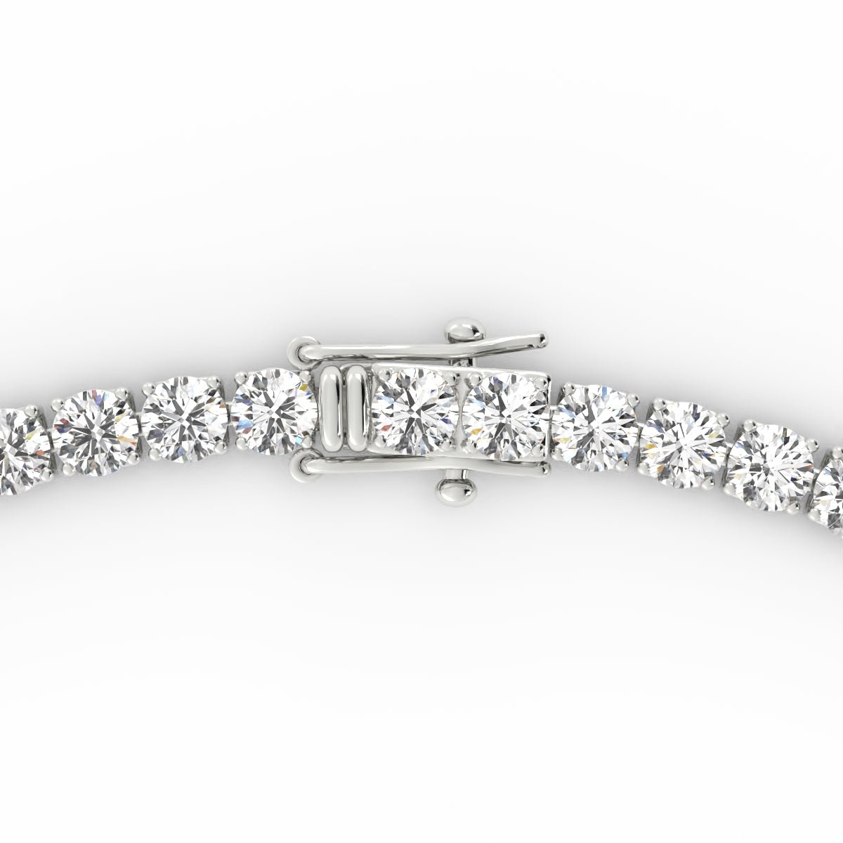 5mm Moissanite Tennis Necklace, 22 inches