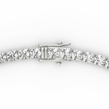 5mm Moissanite Tennis Necklace, 22 inches