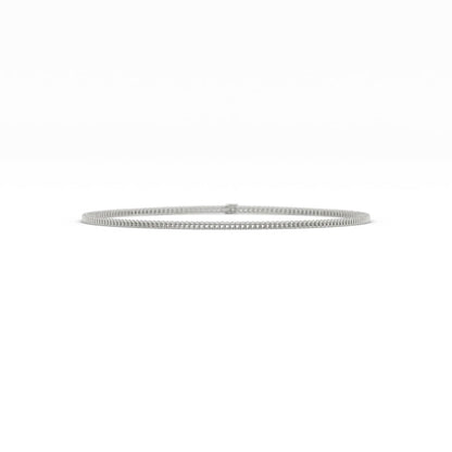 2mm Moissanite Tennis Necklace