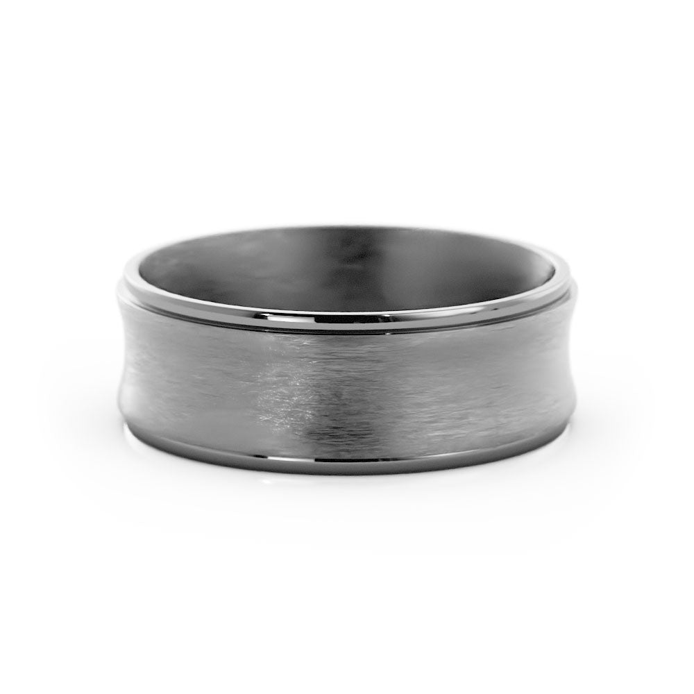 Grey Tantalum 7mm Wedding Band