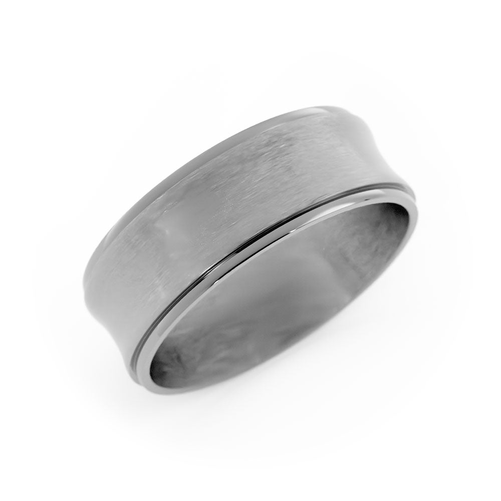 Grey Tantalum 7mm Wedding Band