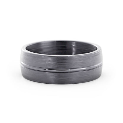 Grey Tantalum 7mm Wedding Band