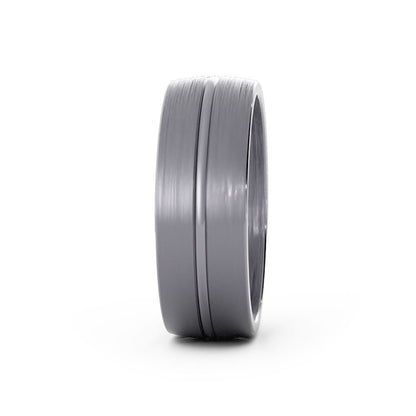 Grey Tantalum 7mm Wedding Band