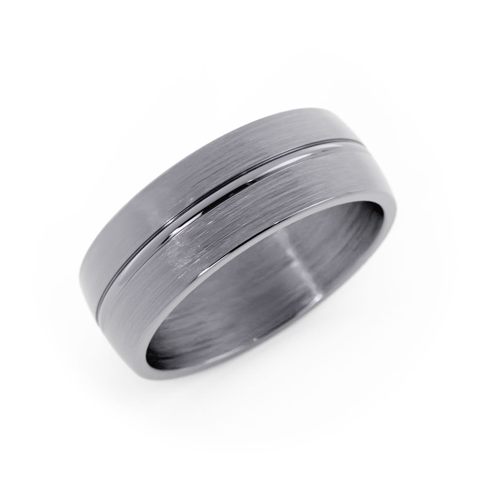 Grey Tantalum 7mm Wedding Band