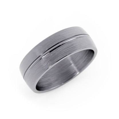 Grey Tantalum 7mm Wedding Band