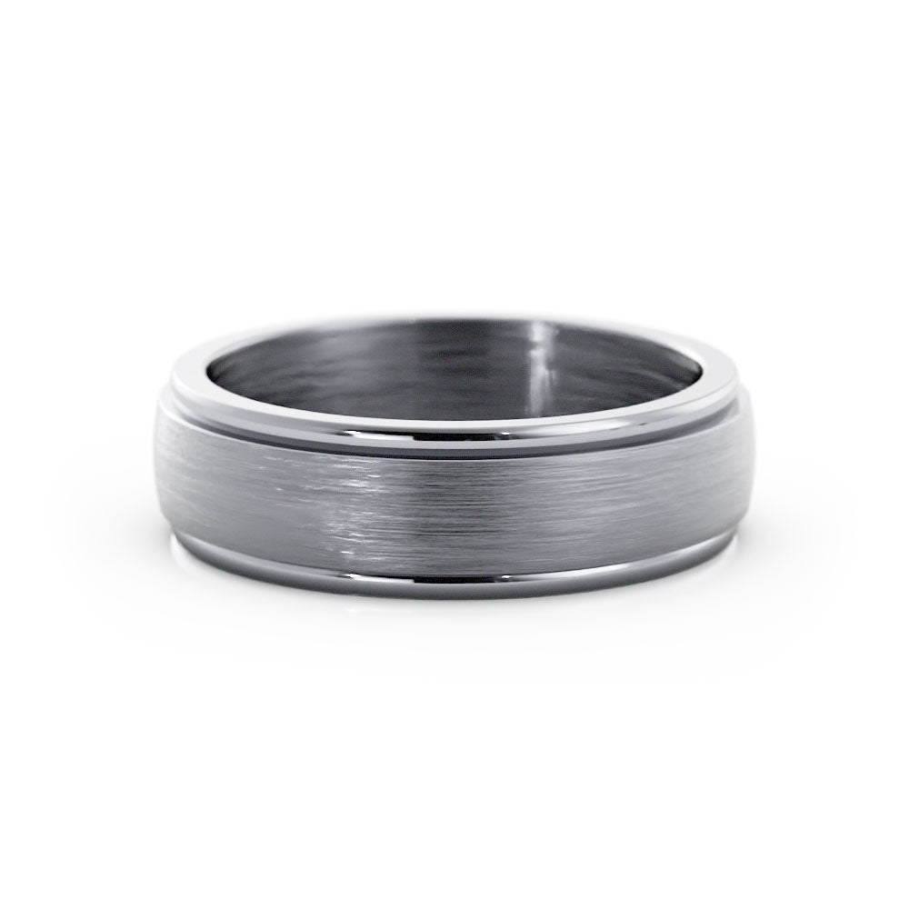 Grey Tantalum 6mm Wedding Band