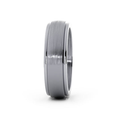 Grey Tantalum 6mm Wedding Band
