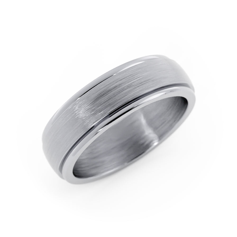 Grey Tantalum 6mm Wedding Band