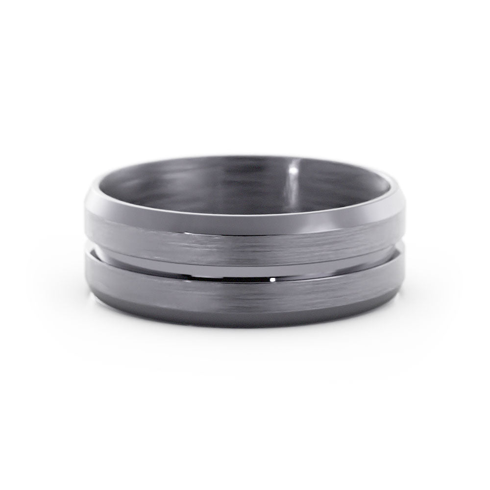 Grey Tantalum 7mm Wedding Band