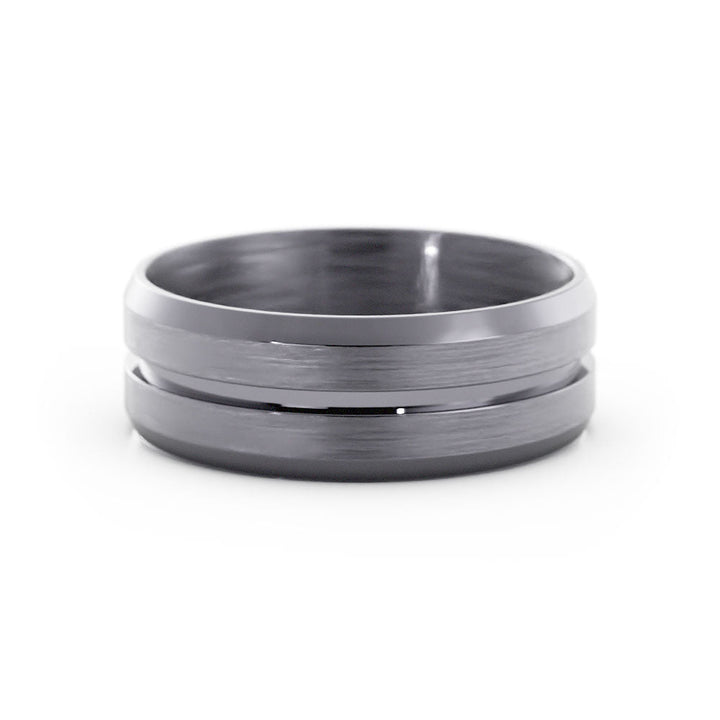 Grey Tantalum 7mm Wedding Band