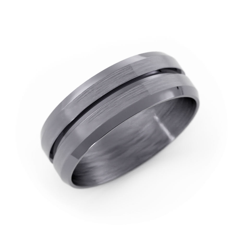 Grey Tantalum 7mm Wedding Band