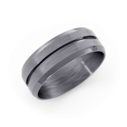 Grey Tantalum 7mm Wedding Band