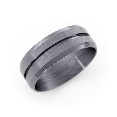 Grey Tantalum 7mm Wedding Band