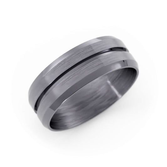 Grey Tantalum 7mm Wedding Band