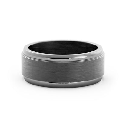 Grey Tantalum 8mm Wedding Band