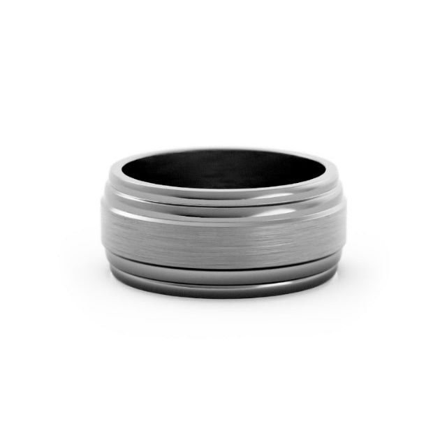 Grey Tantalum 9mm Wedding Band
