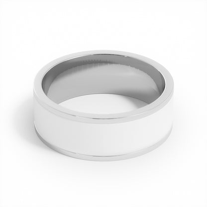 Grey Titanium Cambio Berlin 8mm Ring