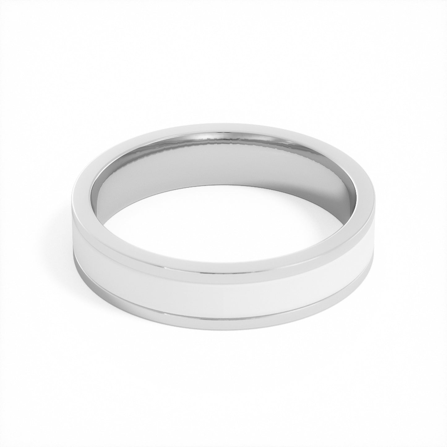 Grey Titanium Cambio Florence 5mm Ring