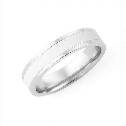 Grey Titanium Cambio Florence 5mm Ring