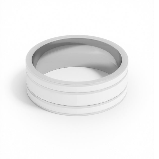 Cambio Rome Titanium 8mm Ring