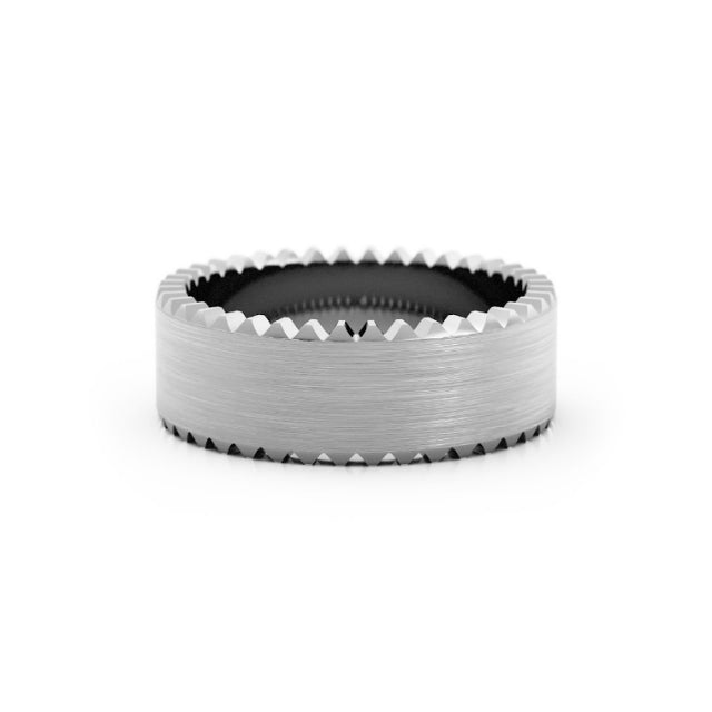 Grey Tungsten 7mm Wedding Band