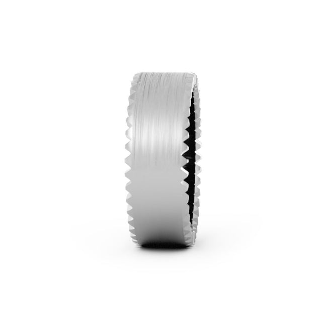 Grey Tungsten 7mm Wedding Band